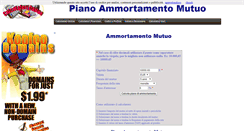 Desktop Screenshot of pianoammortamentomutuo.com