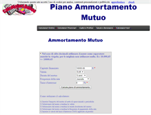 Tablet Screenshot of pianoammortamentomutuo.com